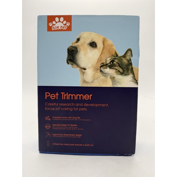 Dog Clippers Grooming Kit Hair Low Noise Paw Trimmer Rechargeable Cordless - Picture 8 of 12